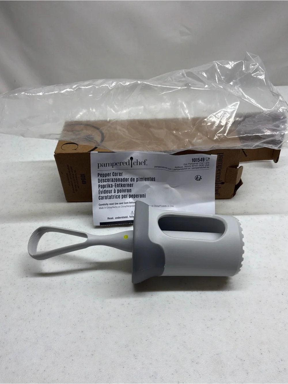 Pampered Chef Pepper Corer -New in Box